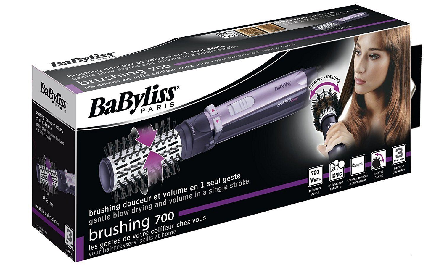 brosse rotatif babyliss as130e