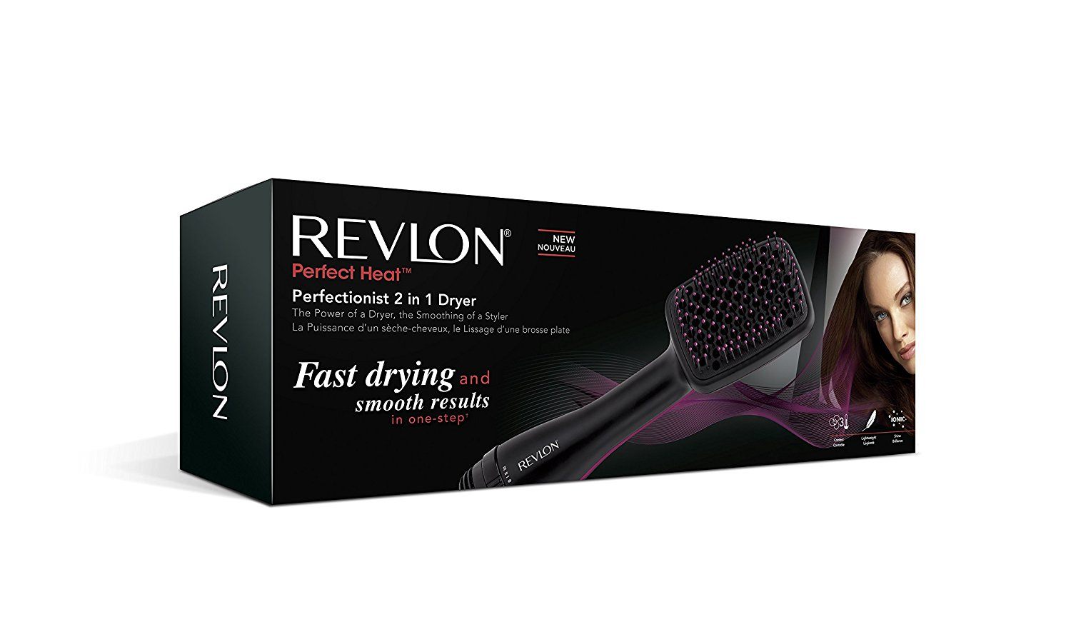 boite de la brosse soufflante revlon perfectionist